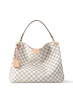 Louis Vuitton Damier Azur Canvas Shoulder Bag Graceful PM